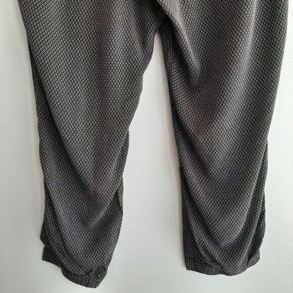GAP Comfort Fit Jogger Stretch Waist Pull-On Light Casual Crop Pants B&W Sz XL - Picture 11 of 14